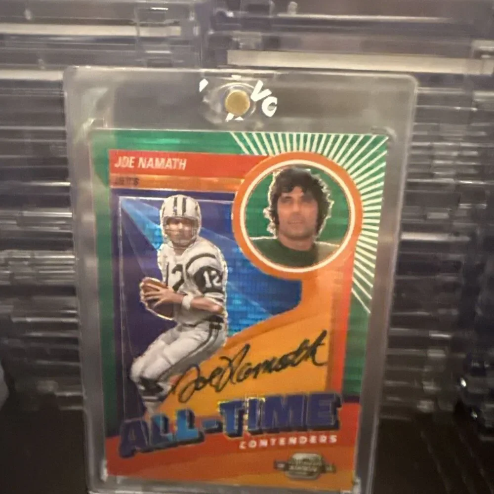 2023 CONTENDERS OPTIC JOE NAMATH ALL-TIME GREEN PULSAR AUTO /20 🔥🔥